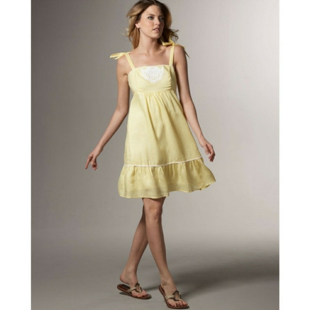 Lilly Pulitzer Light Yellow‎ Sundress